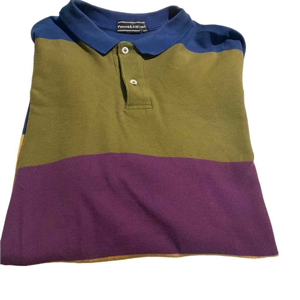 Preswick and Moore size XL collared shirt sleeved shirt vintage look excellent